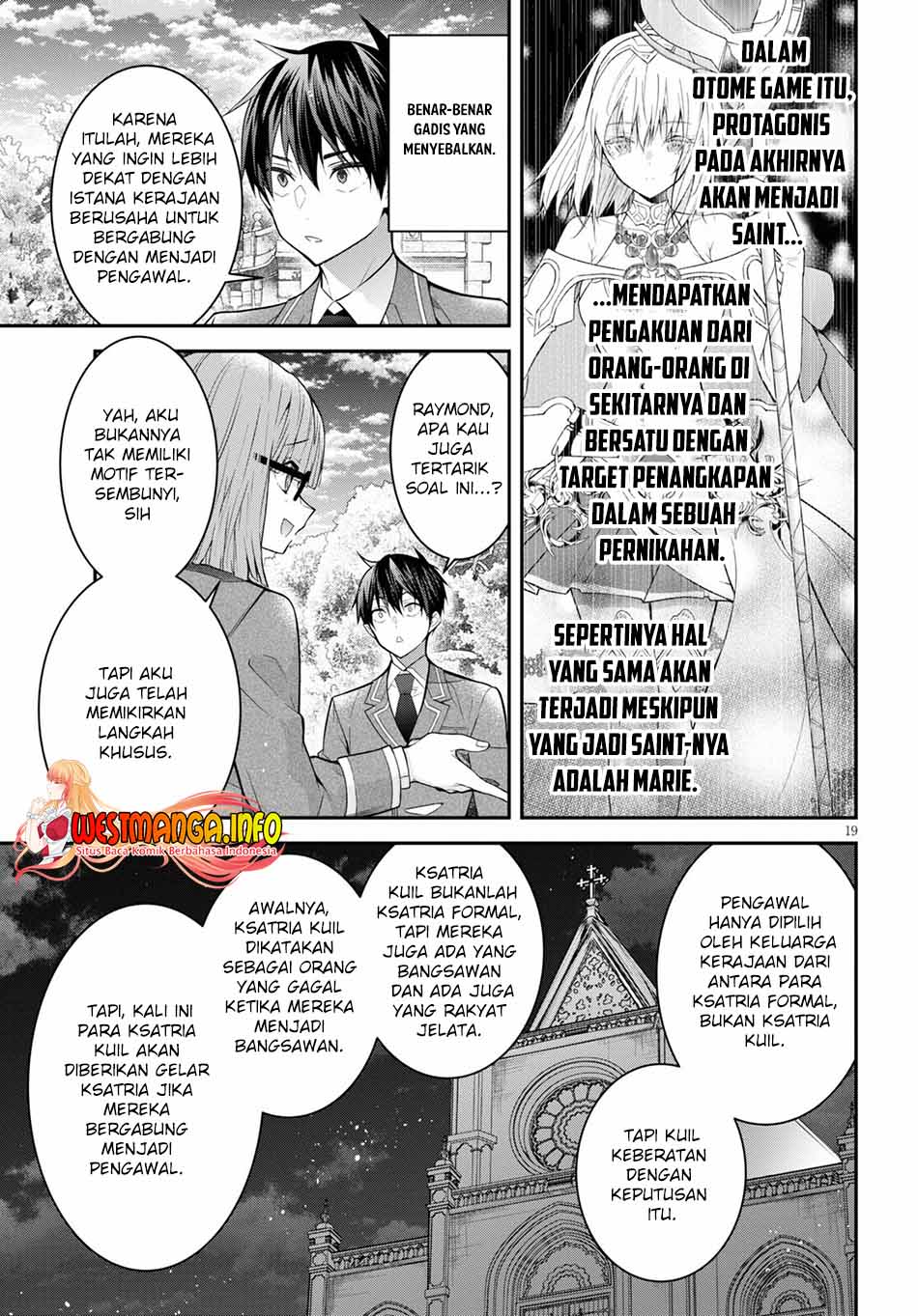 Otome Game <b>Sekai</b> <b>wa</b> Mob ni Kibishii <b>Sekai</b> Desu Chapter 39 Bahasa Indonesia.