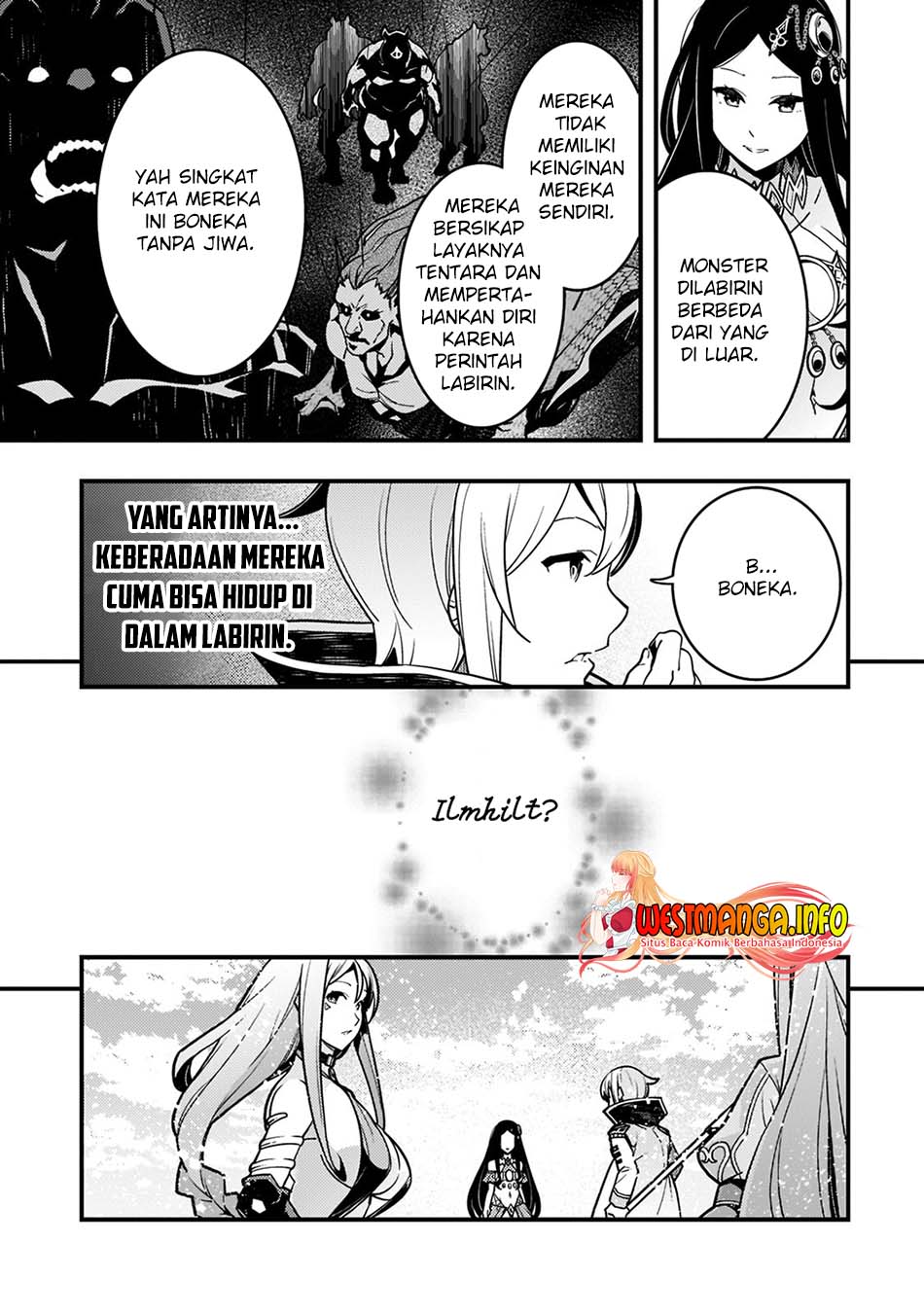 <b>Kyoukai</b> <b>Meikyuu</b> <b>To</b> <b>Ikai</b> <b>No</b> <b>Majutsushi</b> Chapter 47 Bahasa Indonesia.