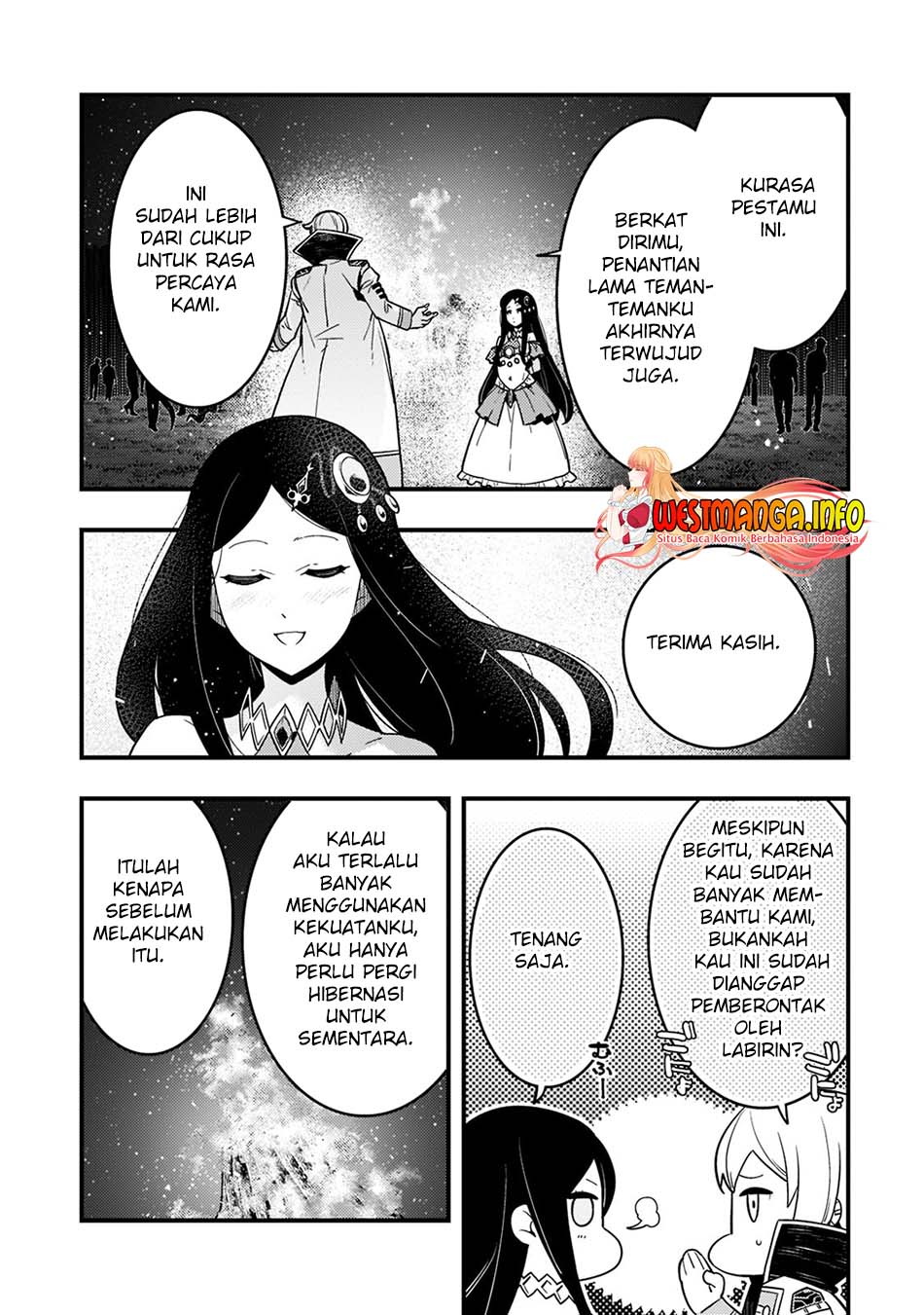 <b>Kyoukai</b> <b>Meikyuu</b> <b>To</b> <b>Ikai</b> <b>No</b> <b>Majutsushi</b> Chapter 47 Bahasa Indonesia.