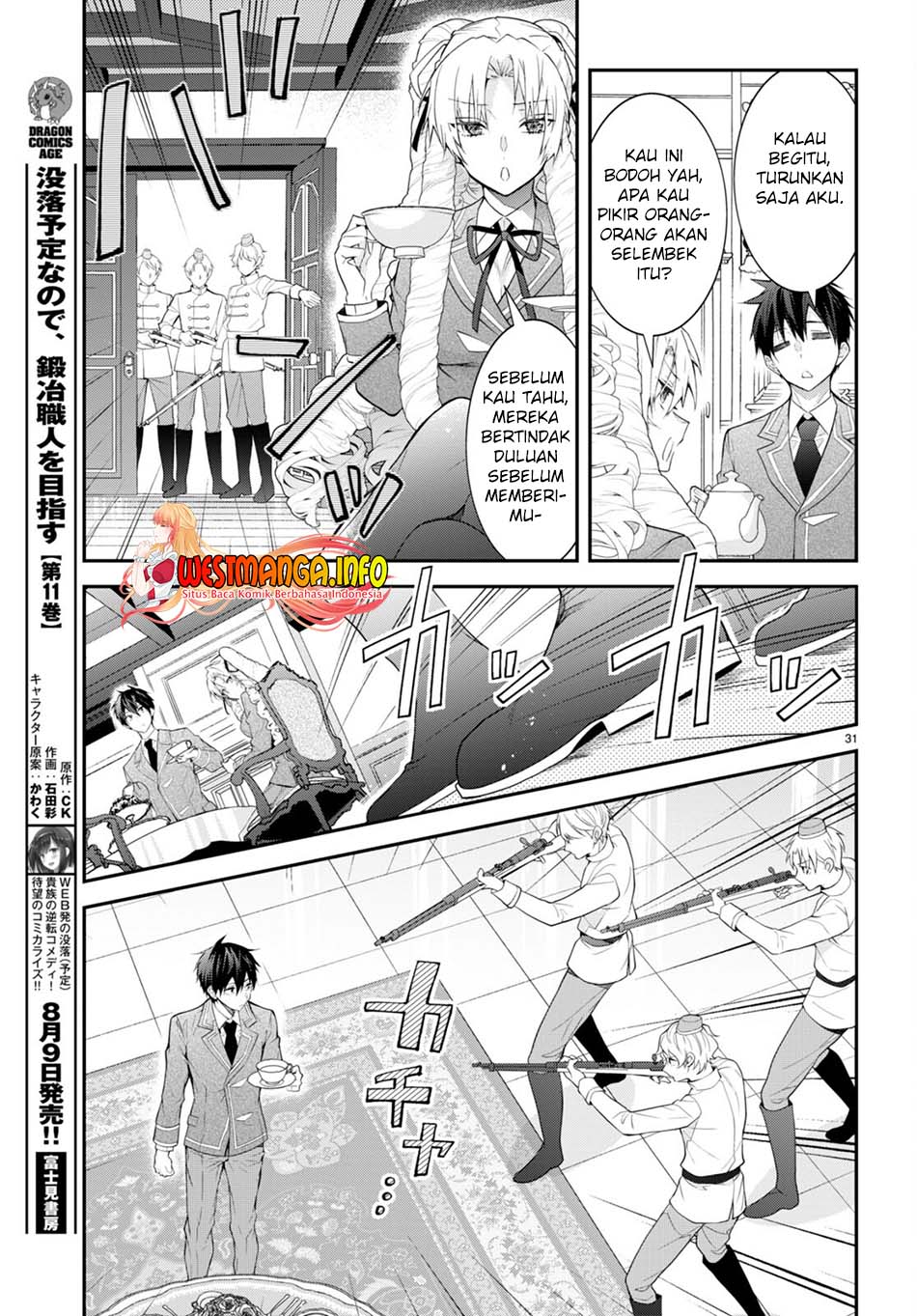 <b>Otome</b> Game Sekai wa Mob ni Kibishii Sekai Desu Chapter 45 Bahasa Indonesia.