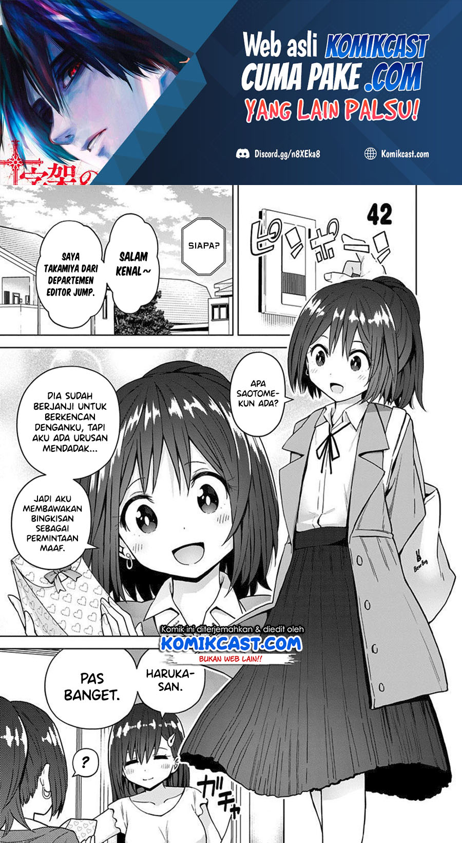 <b>Saotome</b> <b>Shimai</b> Ha <b>Manga</b> <b>No</b> <b>Tame</b> <b>Nara</b> Chapter 42 Bahasa Indonesia.